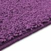 vidaXL Ensemble de tapis de bain antid&eacute;rapants 2 pcs Violet PP