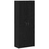 vidaXL Cabinet de Bureau Ch&ecirc;ne noir 60 x 32 x 152,5 cm