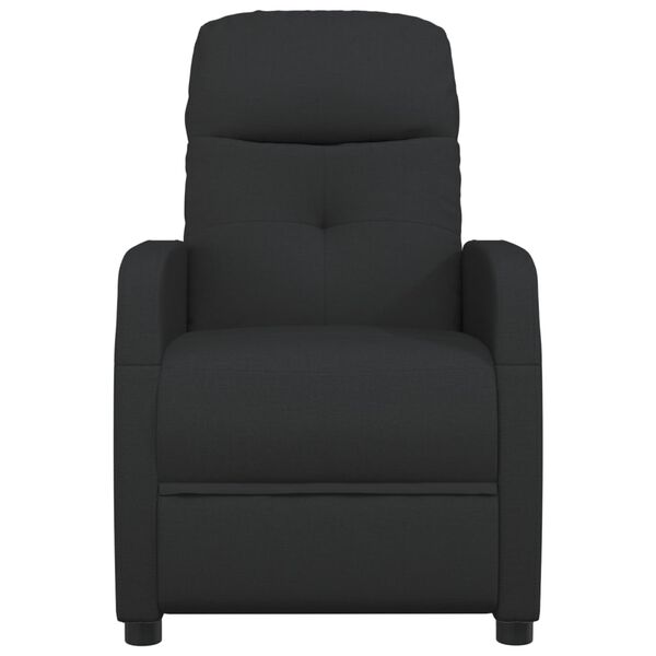 vidaXL Fauteuil de massage Noir Tissu