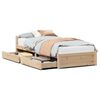 vidaXL Cadre de lit sans matelas 90x200 cm bois de pin massif
