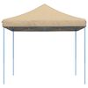 vidaXL Tente de r&eacute;ception pliable escamotable beige 292x292x315 cm