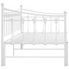 vidaXL Cadre de canapé-lit extensible sans matelas blanc 90x200 cm