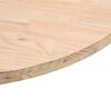 vidaXL Dessus de table rond Ø90x3 cm bois de pin massif