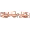 vidaXL Salon de jardin 10 pcs bois massif douglas
