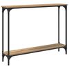 vidaXL Table console avec &eacute;tag&egrave;re Ch&ecirc;ne artisanal 100 x 22,5 x 75 cm