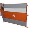 vidaXL Brise-vent de camping gris et orange 508x130 cm imperméable