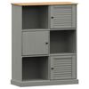 vidaXL Biblioth&egrave;que VIGO gris 90x35x114,5 cm bois massif de pin