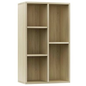 vidaXL Biblioth&egrave;que/Buffet Ch&ecirc;ne sonoma 50x25x80 cm Bois d&rsquo;ing&eacute;nierie