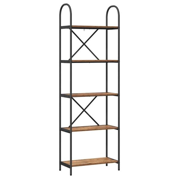 vidaXL &Eacute;tag&egrave;re Bois ancien 60 x 30 x 183 cm Bois d'ing&eacute;nierie