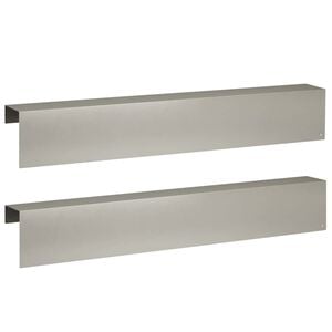 vidaXL Profil&eacute; de recouvrement de jardin 2 pc 100 x 10 x 15 cm