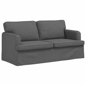 vidaXL Canap&eacute; Gris fonc&eacute; 162 x 80 x 85 cm tissu