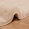 vidaXL Tapis en Fourrure Synth&eacute;tique de Lapin Olite Taupe 80 x 120 cm