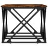 vidaXL Table basse ch&ecirc;ne fum&eacute; 100x49x40 cm bois d'ing&eacute;nierie