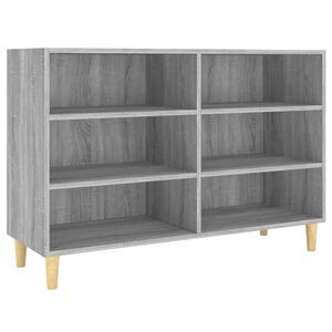 vidaXL Buffet sonoma gris 103,5x35x70 cm bois d'ing&eacute;nierie