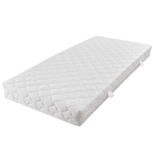 vidaXL Matelas avec housse lavable 200 x 90 x 17 cm H3