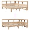 vidaXL Lit biblioth&egrave;que sans matelas 160x200 cm bois massif de pin
