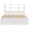 vidaXL Cadre de lit sans matelas blanc 150x200 cm bois de pin massif