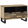 vidaXL Unites TV 70 x 33 x 46 cm Marron Bois d'ing&eacute;nierie