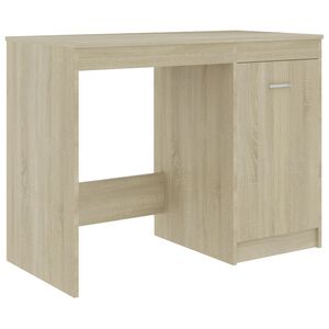 vidaXL Bureau Ch&ecirc;ne sonoma 100x50x76 cm Bois d&rsquo;ing&eacute;nierie