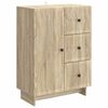 vidaXL Buffet Ch&ecirc;ne Sonoma 66 x 34,5 x 90 cm Bois d'ing&eacute;nierie