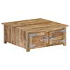 vidaXL Table basse 70x70x30 cm Bois de manguier solide