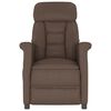 vidaXL Fauteuil de massage Marron Similicuir