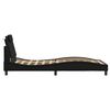 vidaXL Cadre de lit Viana sans matelas noir 100x203 cm similicuir