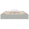 vidaXL Cadre de lit ottoman sans matelas gris clair 140x200 cm velours