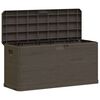 vidaXL Bo&icirc;te de rangement de jardin 280 L Marron