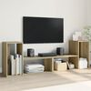 vidaXL Meubles TV 2 pcs chêne sonoma 75x30x50 cm bois d'ingénierie