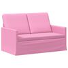 vidaXL Canap&eacute; 2 places Rose 130 x 81 x 82 cm Tissu