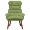 vidaXL fauteuil Vert clair 69 x 74 x 93 cm Velours