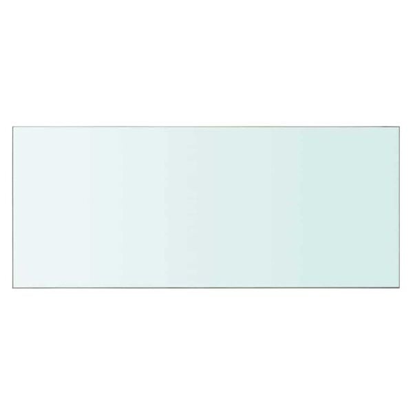 vidaXL Panneau pour étagère Verre transparent 70 x 30 cm