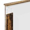 vidaXL Cadre de lit Ch&ecirc;ne fum&eacute; 100 x 200 cm Bois Ing&eacute;nierie