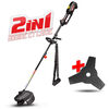 ELEM Garden Technic D&eacute;broussailleuse &eacute;lectrique 2 en 1 1200 W