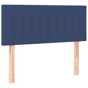 vidaXL T&ecirc;te de lit Bleu 80x5x78/88 cm Tissu