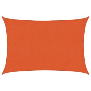 vidaXL Voile d'ombrage 160 g/m&sup2; Orange 2x2,5 m PEHD