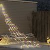 vidaXL Arbre de No&euml;l LED avec piquets au sol Multicolore 511 cm M&eacute;tal