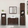vidaXL Ensemble de meubles de salle de bain 3 pcs Ch&ecirc;ne marron