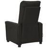vidaXL Fauteuil électrique de massage Noir Tissu