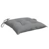 vidaXL Coussins de chaise lot de 4 gris 50x50x7 cm tissu oxford
