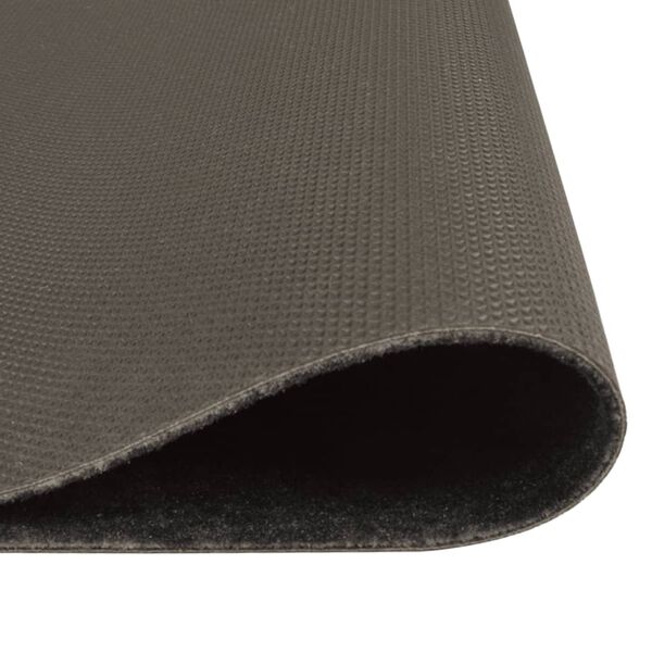 vidaXL Tapis de cuisine lavable impression cuisine noir 60x180 cm