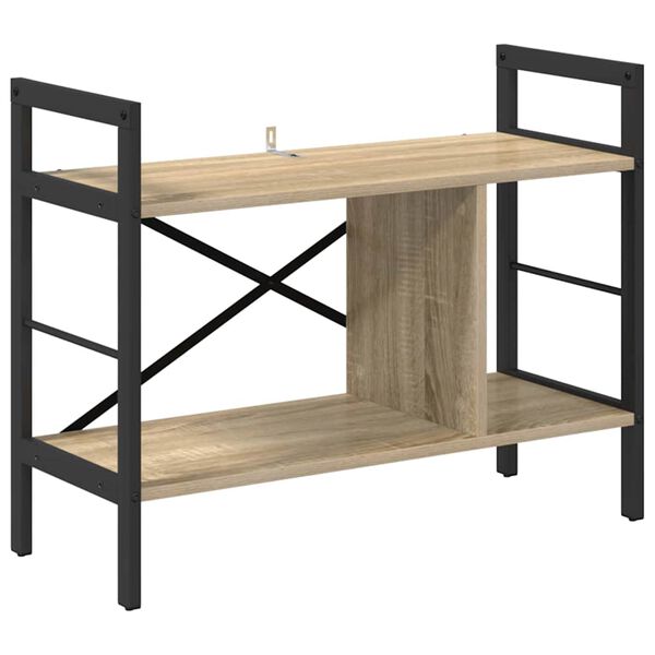 vidaXL &Eacute;tag&egrave;re Ch&ecirc;ne Sonoma 75 x 30 x 58,5 cm Bois d'ing&eacute;nierie
