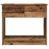vidaXL Table console avec tiroirs vieux bois 85,5x38,5x74,5 cm