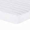 vidaXL Matelas en mousse blanc 100x220 cm 7 zones dureté 20 ILD