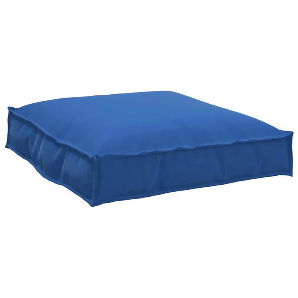 vidaXL Coussin pour assise de palette Bleu royal 70 x 70 x 12 cm