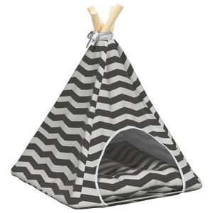 vidaXL Teepee pour animaux de compagnie avec coussin 40 x 40 x 50 cm