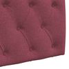 vidaXL T&ecirc;te de lit suspendue Bordeaux 110 x 55 x 7 cm tissu