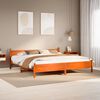vidaXL Cadre de lit sans matelas cire marron 180x200cm bois pin massif