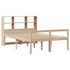 vidaXL Lit biblioth&egrave;que sans matelas 140x190 cm bois de pin massif